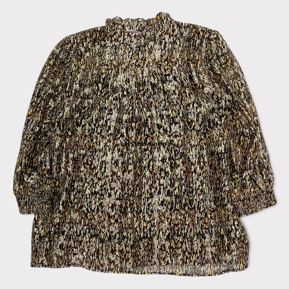 BA&SH Gallas Silk-Blend Ruffle Top - Picture 8 of 9